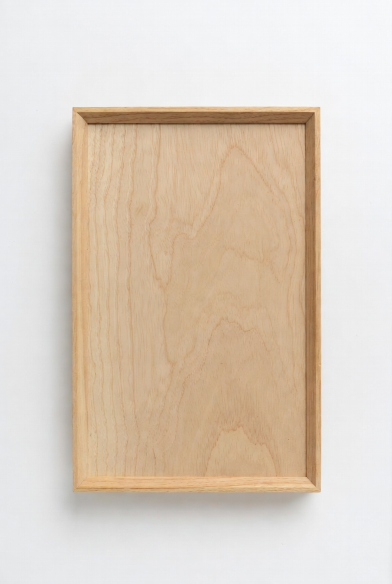 Minimalist Wooden Tea Tray &ndash; Natural Wood Tea Serving Tray
