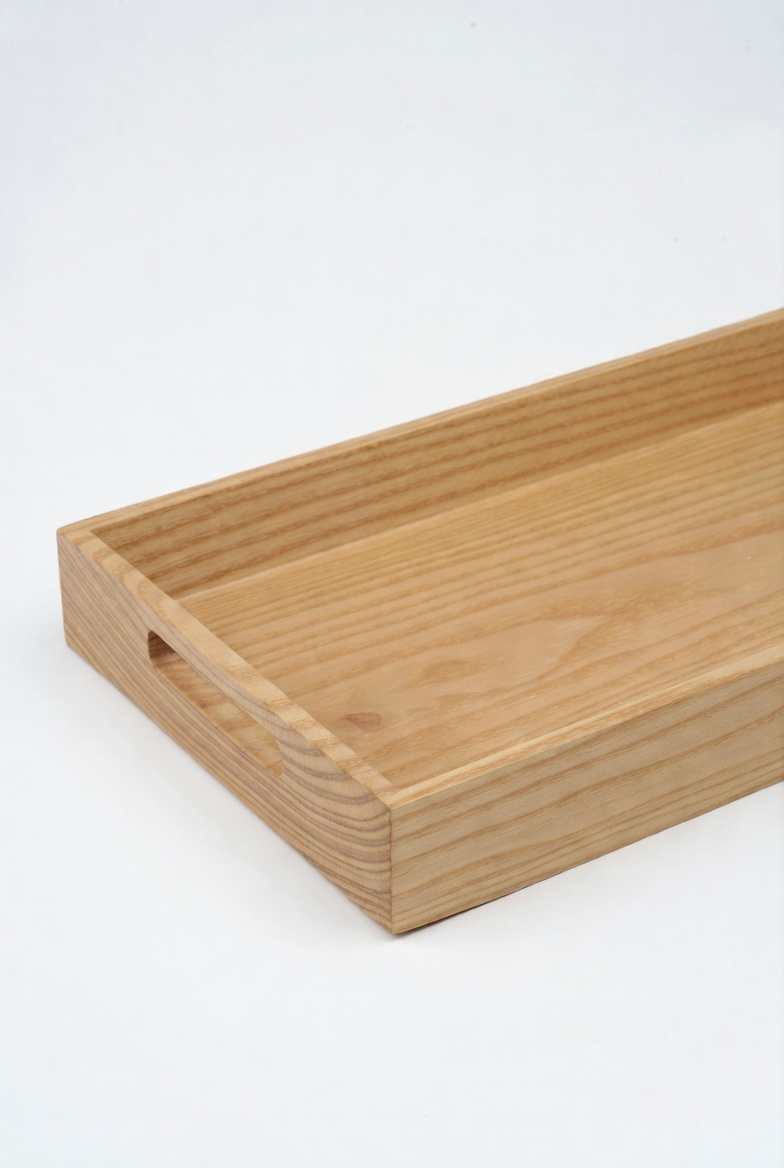 Minimalist Wooden Tea Tray &ndash; Natural Wood Tea Serving Tray