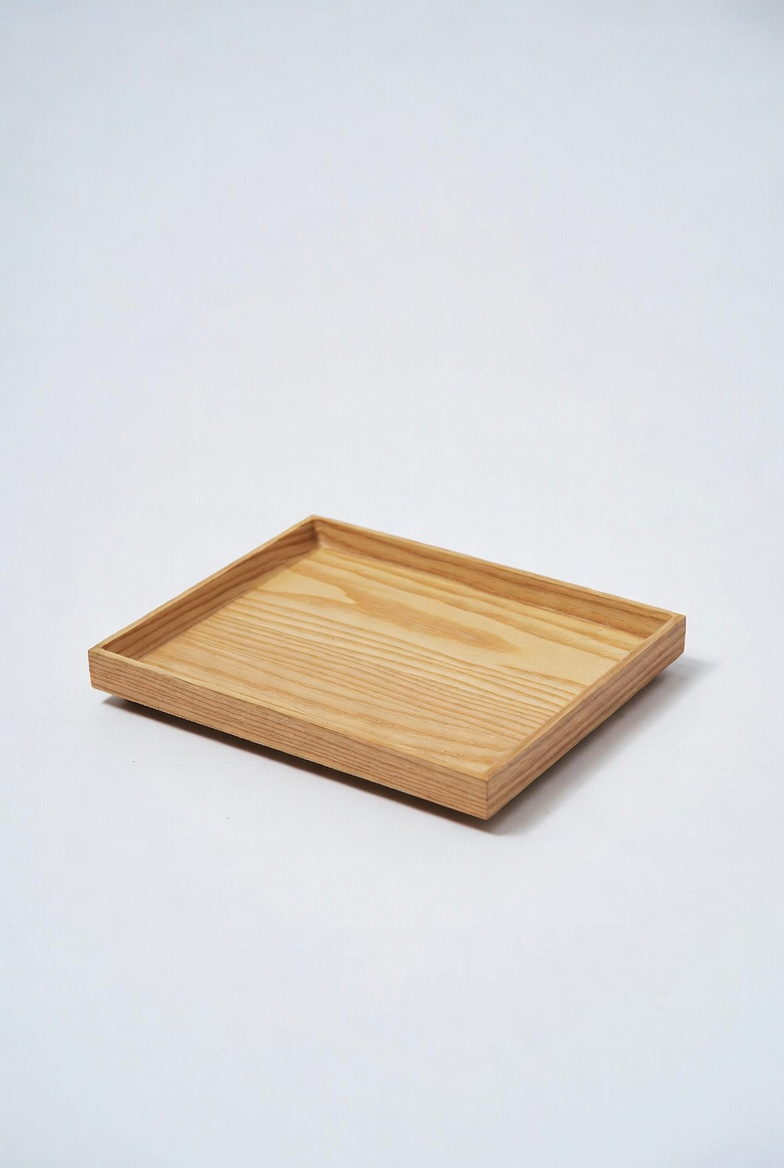 Minimalist Wooden Tea Tray &ndash; Natural Wood Tea Serving Tray