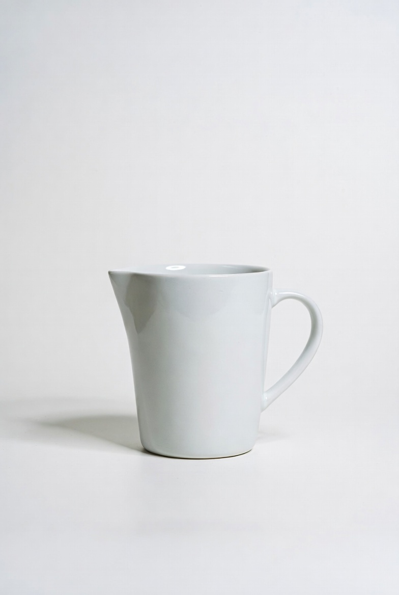Minimalist Ceramic Milk Pitcher &ndash; Modern Coffee Creamer Jug