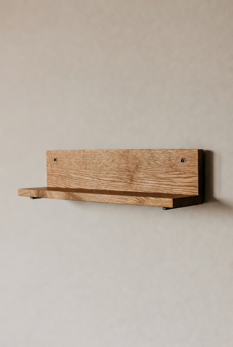Natural Wooden Box Shelf &ndash; Minimalist Wall Storage Cube